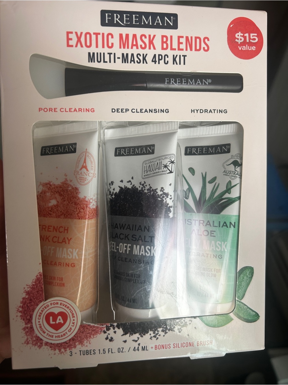 Exotic Mask Blends Multi-Mask 4pc Kit - White/Black/Peach